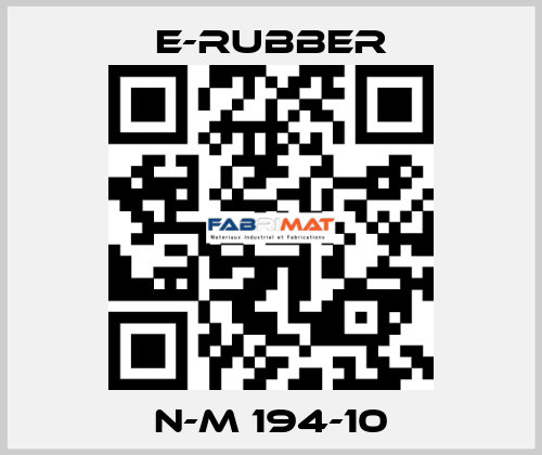 N-M 194-10 e-rubber