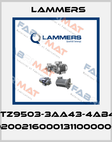 1TZ9503-3AA43-4AB4 (02002160001311000000) Lammers