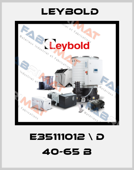 E35111012 \ D 40-65 B Leybold