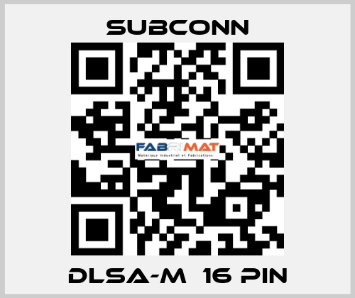 DLSA-M  16 pin SubConn