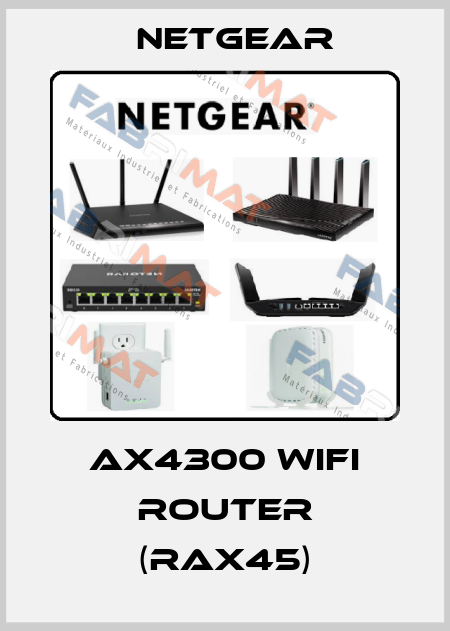AX4300 WiFi Router (RAX45) NETGEAR