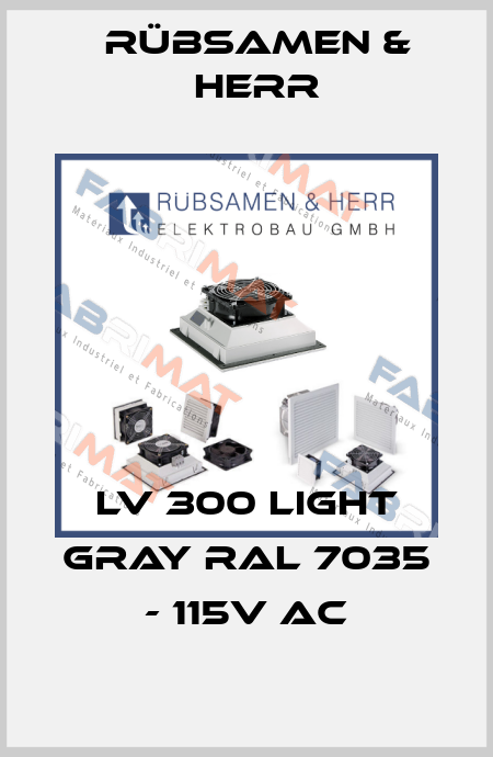 LV 300 Light gray RAL 7035 - 115V AC Rübsamen & Herr