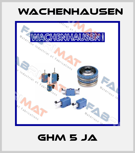 GHM 5 JA Wachenhausen