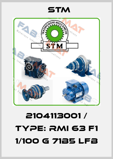 2104113001 / Type: RMI 63 F1 1/100 G 71B5 LFB Stm