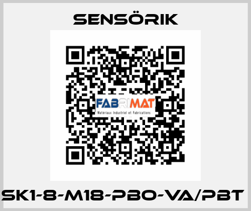 SK1-8-M18-PBO-VA/PBT  Sensörik