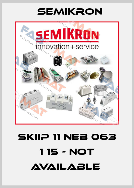 SKiiP 11 NEB 063 1 15 - not available  Semikron