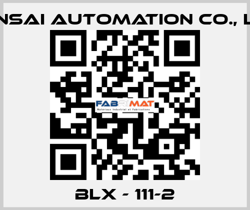 BLX - 111-2 KANSAI Automation Co., Ltd.