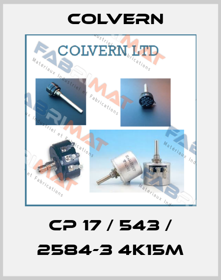 CP 17 / 543 / 2584-3 4K15M Colvern
