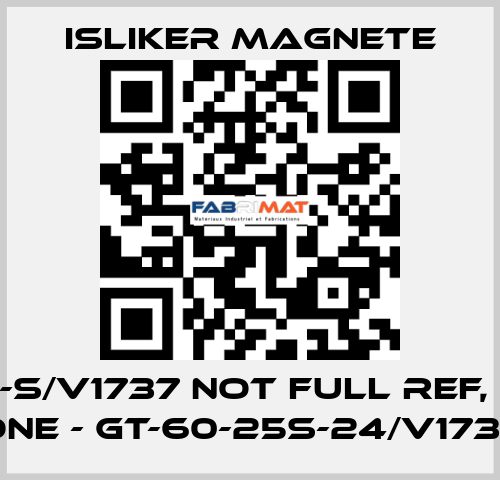 GT-60-S/V1737 not full ref, right one - GT-60-25S-24/V1737 ISLIKER MAGNETE