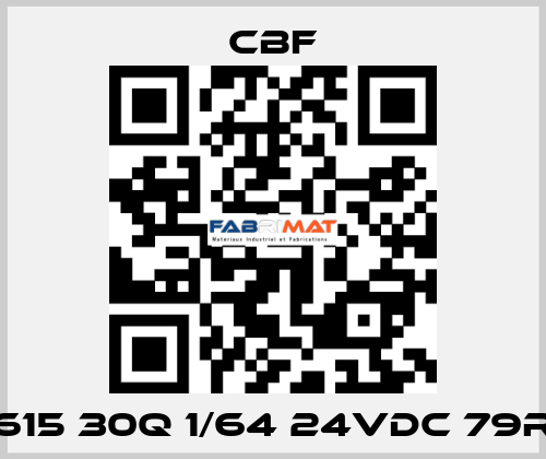 MR615 30Q 1/64 24VDC 79RPM CBF