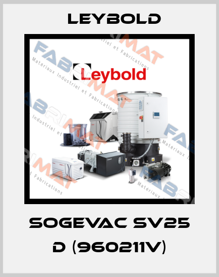 SOGEVAC SV25 D (960211V) Leybold