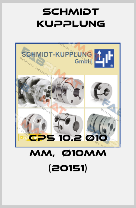 CPS 10.2 ø10 mm,  ø10mm (20151) Schmidt Kupplung