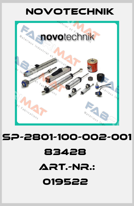 SP-2801-100-002-001 83428  ART.-NR.: 019522  Novotechnik