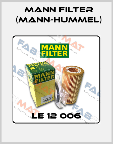 LE 12 006 Mann Filter (Mann-Hummel)