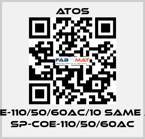 COE-110/50/60AC/10 same as SP-COE-110/50/60AC Atos