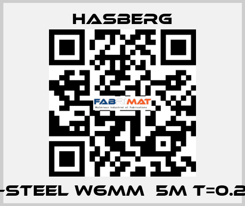 C-steel W6mmｘ5m T=0.25 Hasberg