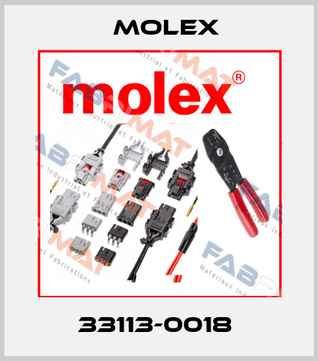 33113-0018  Molex