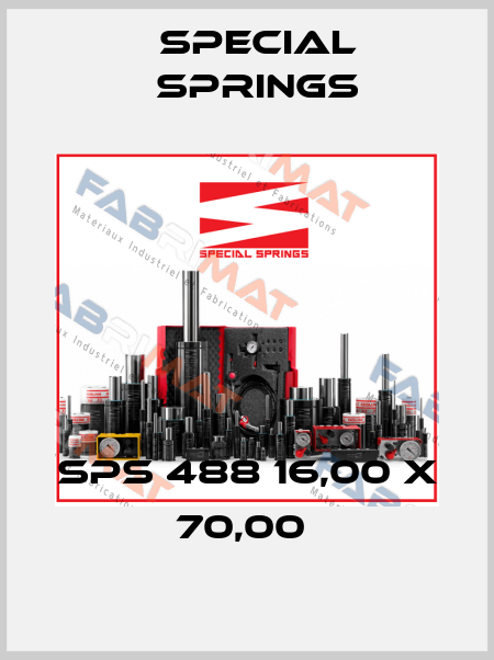SPS 488 16,00 X 70,00  Special Springs
