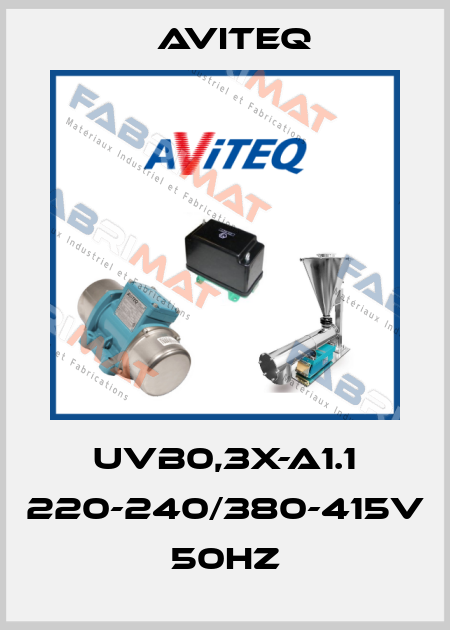 UVB0,3X-A1.1 220-240/380-415V 50HZ Aviteq