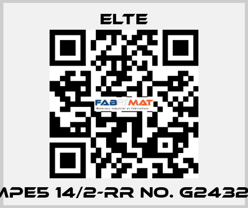 TMPE5 14/2-RR NO. G24328  Elte