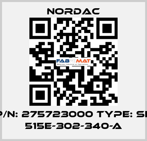 P/N: 275723000 Type: SK 515E-302-340-A NORDAC