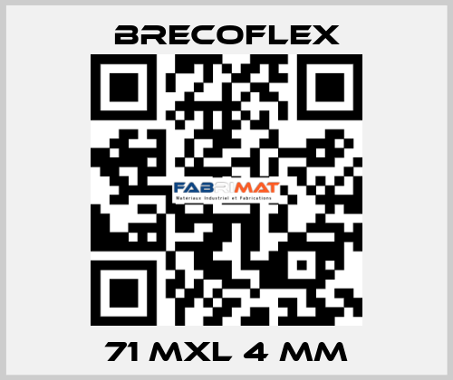 71 MXL 4 mm Brecoflex