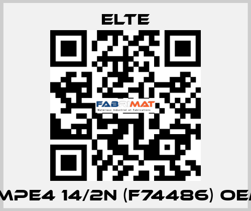 TMPE4 14/2N (F74486) OEM Elte