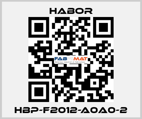 HBP-F2012-A0A0-2 Habor