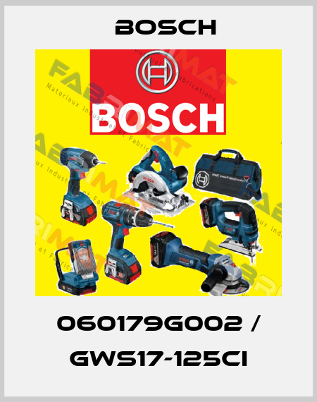 060179G002 / GWS17-125CI Bosch