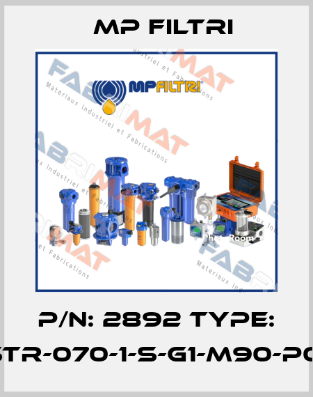 P/N: 2892 Type: STR-070-1-S-G1-M90-P01 MP Filtri