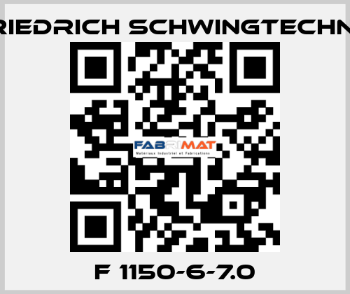 F 1150-6-7.0 Friedrich Schwingtechnik