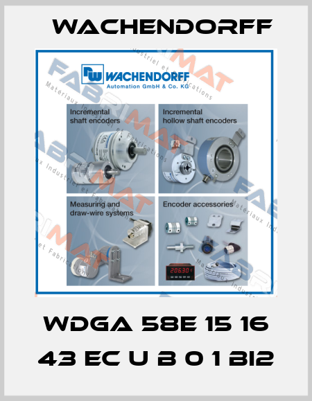 WDGA 58E 15 16 43 EC U B 0 1 BI2 Wachendorff