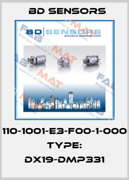 110-1001-E3-F00-1-000 Type: DX19-DMP331 Bd Sensors