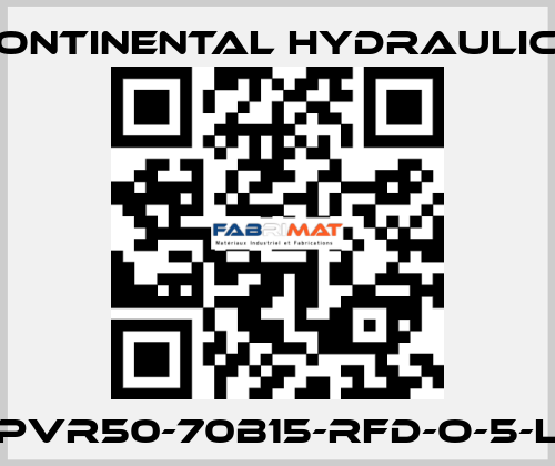 PVR50-70B15-RFD-O-5-L Continental Hydraulics