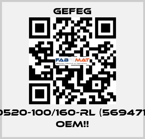 U 70520-100/160-rl (56947108)  OEM!! Gefeg