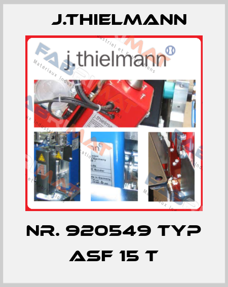 Nr. 920549 Typ ASF 15 T J.Thielmann