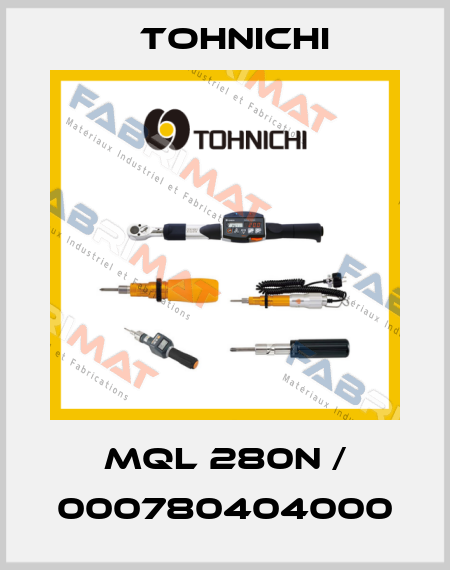 MQL 280N / 000780404000 Tohnichi