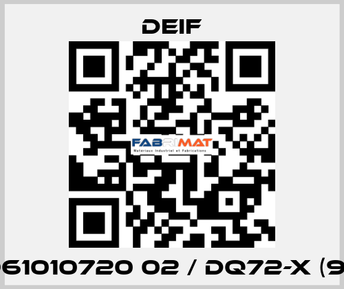 2961010720 02 / DQ72-x (90°) Deif