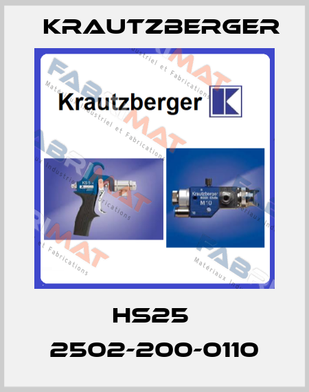 HS25  2502-200-0110 Krautzberger