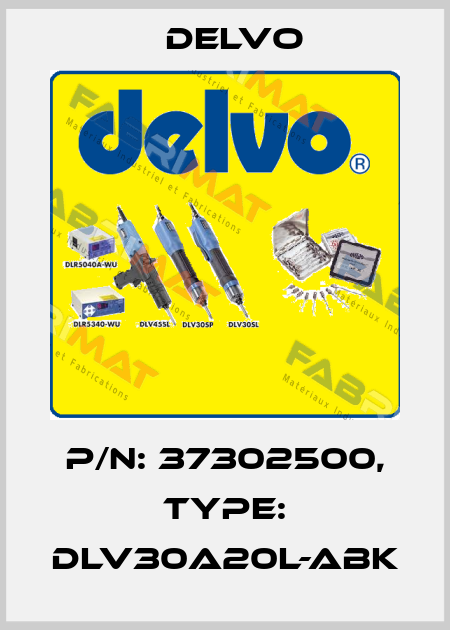 P/N: 37302500, Type: DLV30A20L-ABK Delvo