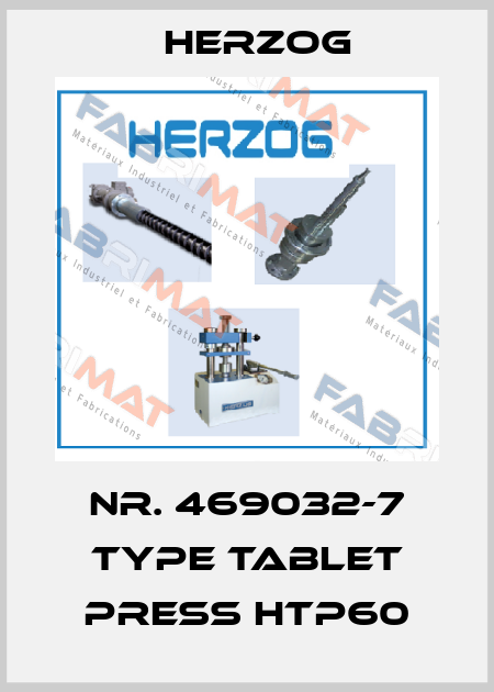 Nr. 469032-7 Type Tablet Press HTP60 Herzog