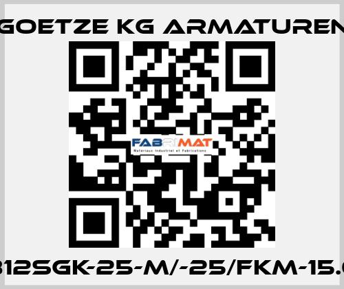 812sGK-25-m/-25/FKM-15.0 Goetze KG Armaturen