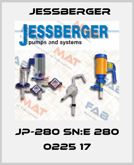 JP-280 SN:E 280 0225 17 Jessberger