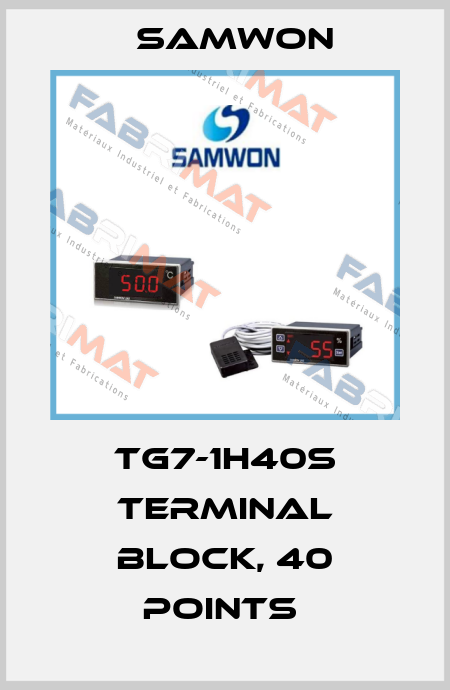 TG7-1H40S TERMINAL BLOCK, 40 POINTS  Samwon