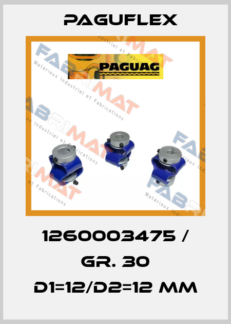 1260003475 / Gr. 30 d1=12/d2=12 mm Paguflex