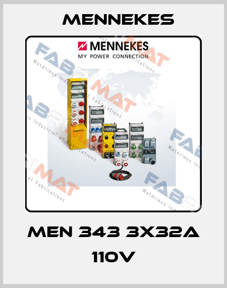 MEN 343 3X32A 110V Mennekes