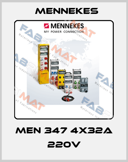 MEN 347 4X32A 220V Mennekes