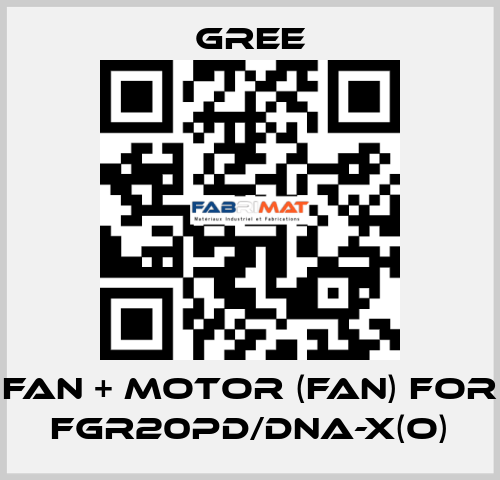 Fan + motor (fan) for FGR20Pd/DNa-X(O) Gree
