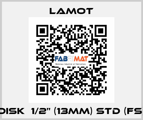 Disk  1/2" (13MM) STD (FS) Lamot