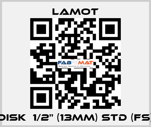 Disk  1/2" (13MM) STD (FS) Lamot